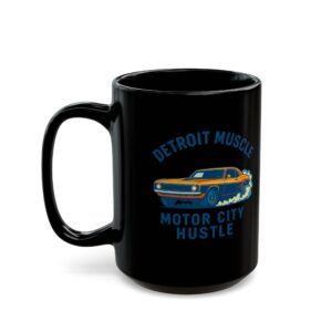 Muscle Motor City Hustle Personalized Coffee Mug