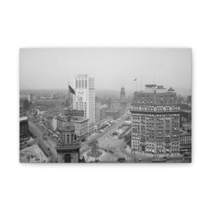 Campus Martius Detroit Canvas Print, Circa 1900